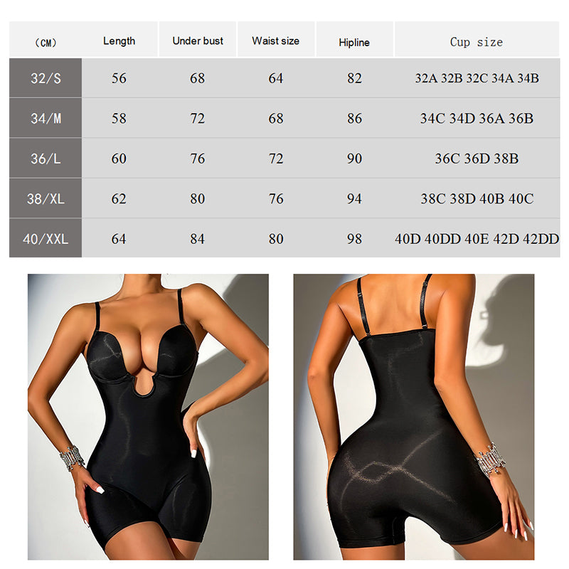 Plus-size high-waisted body shaper 